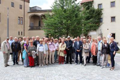 Teilnehmerinnen und Teilnehmer der Exkursion "Auf Luthers Spuren"